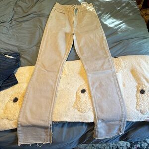 Zara Wide Leg slit Jeans